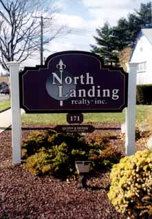 North Landing Realty office sign